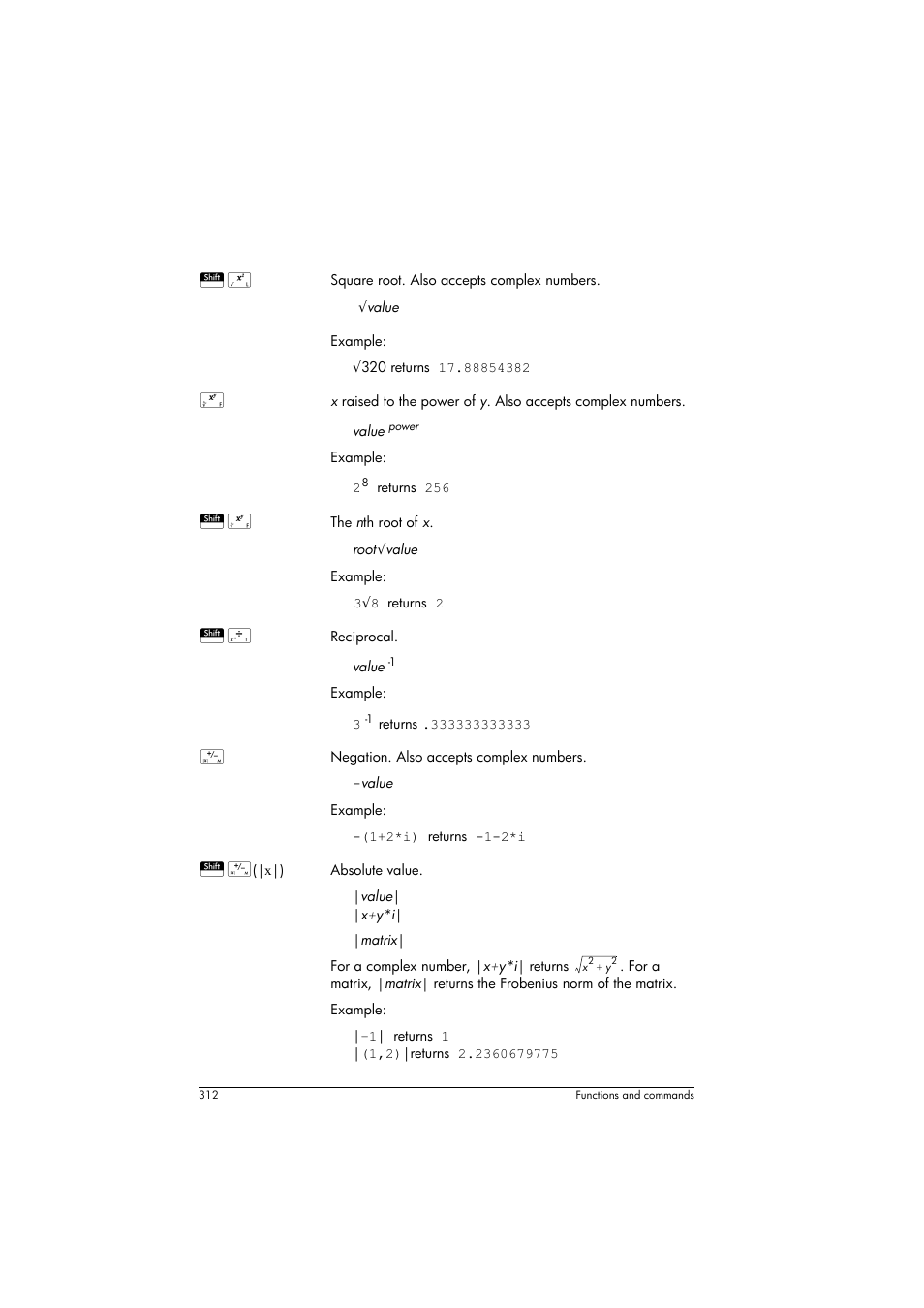 HP Prime Graphing Calculator User Manual | Page 318 / 616