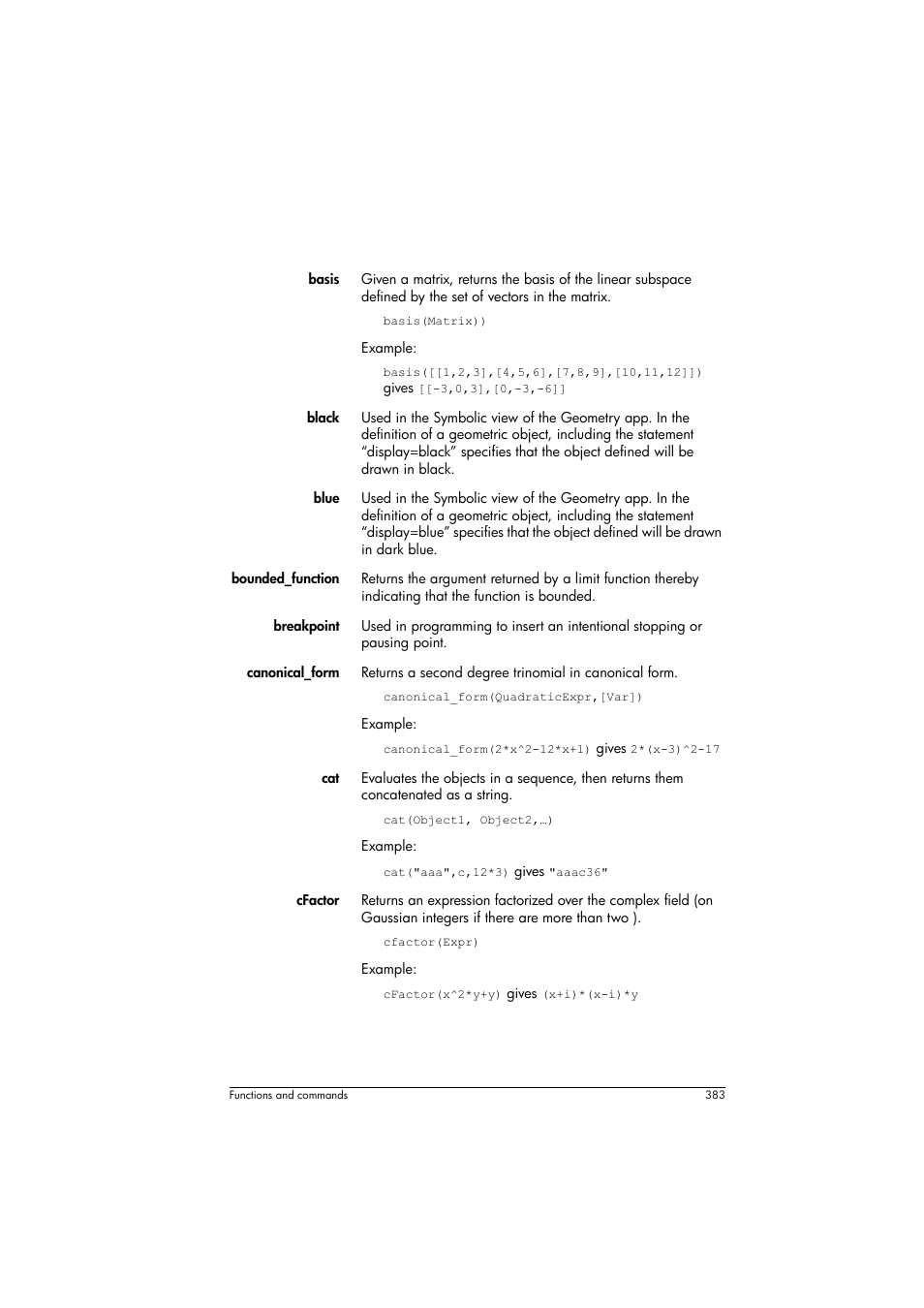 HP Prime Graphing Calculator User Manual | Page 389 / 616