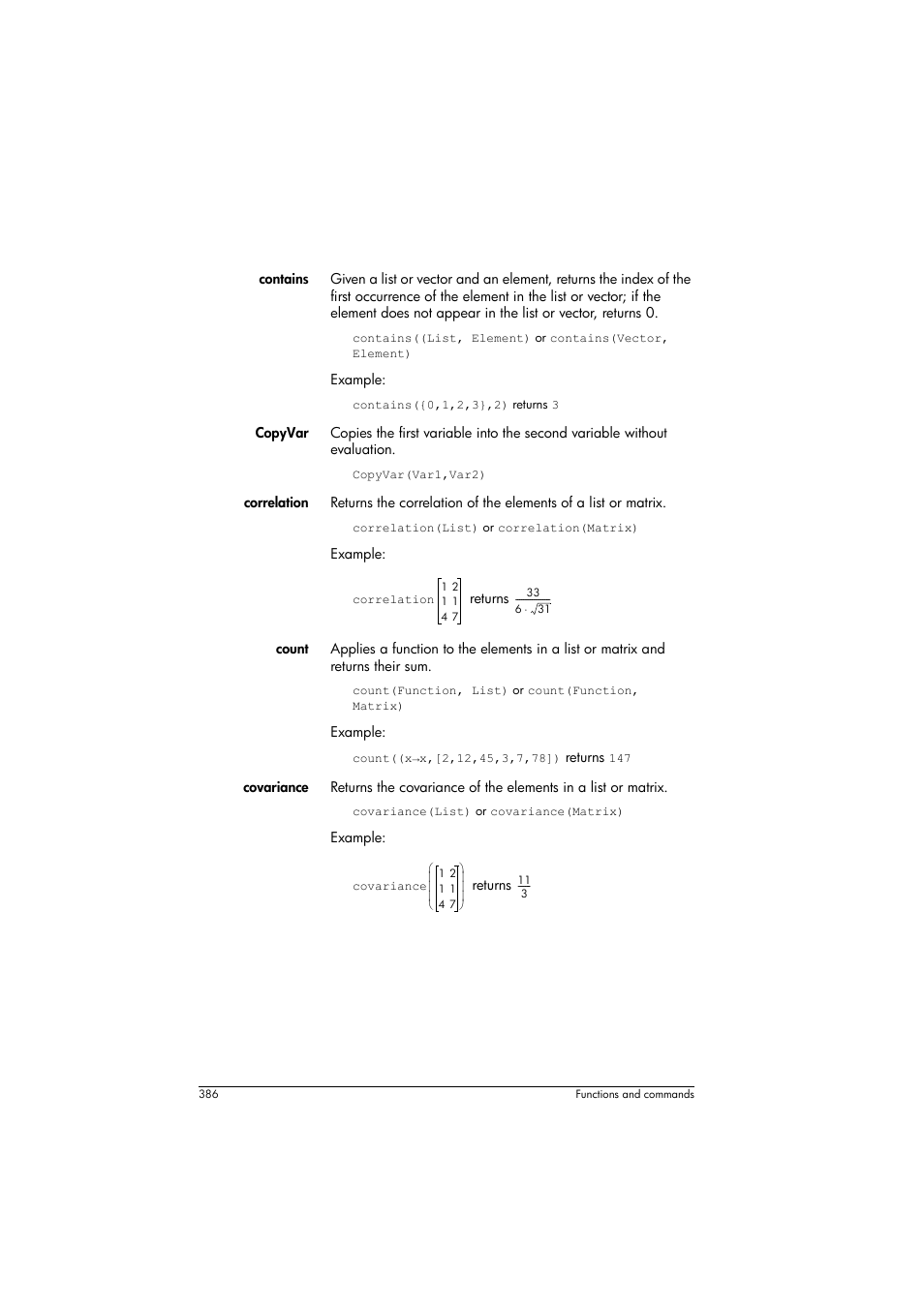 HP Prime Graphing Calculator User Manual | Page 392 / 616