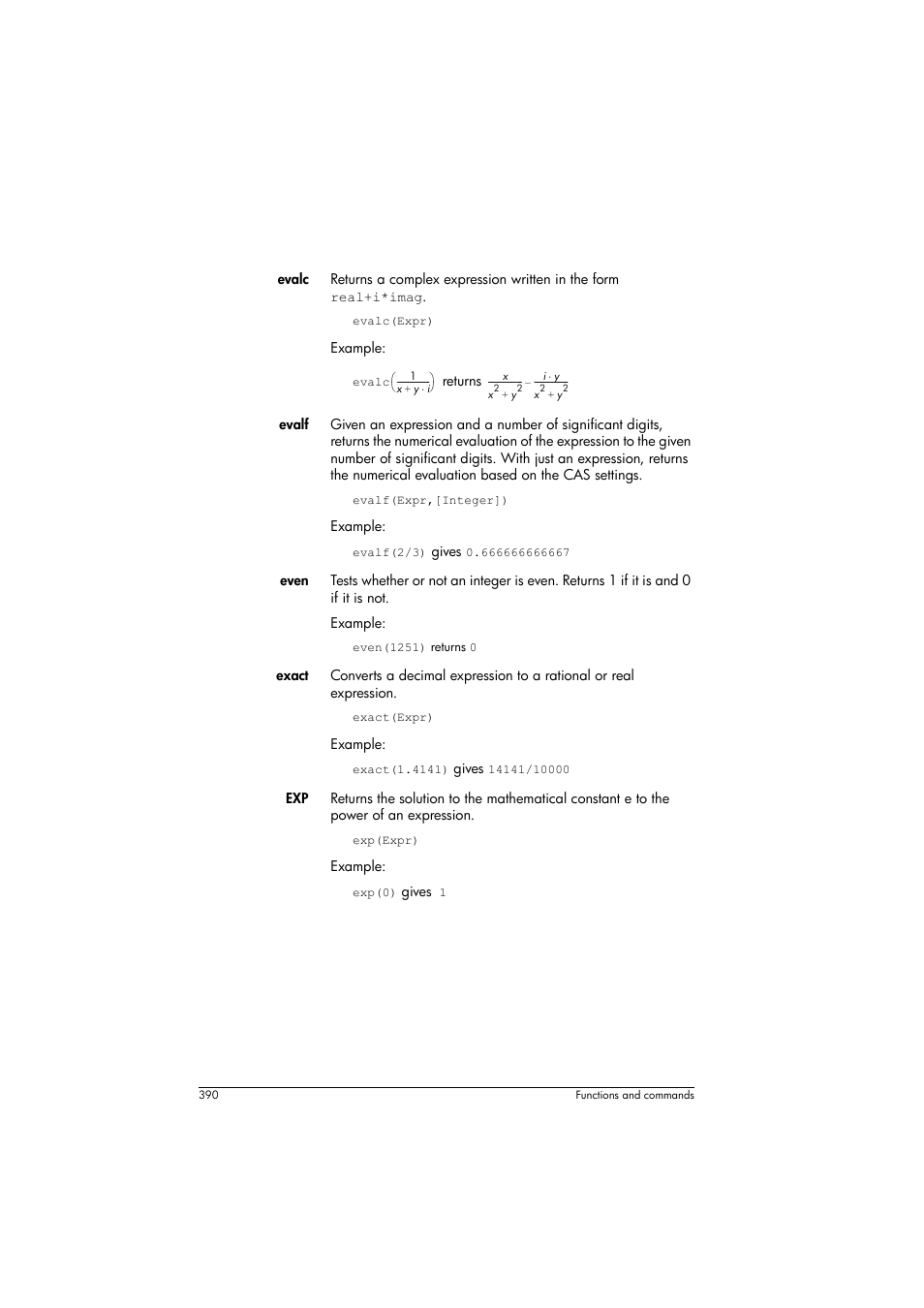 HP Prime Graphing Calculator User Manual | Page 396 / 616