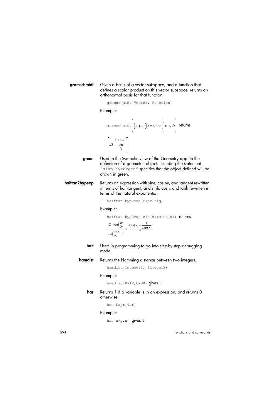 HP Prime Graphing Calculator User Manual | Page 400 / 616