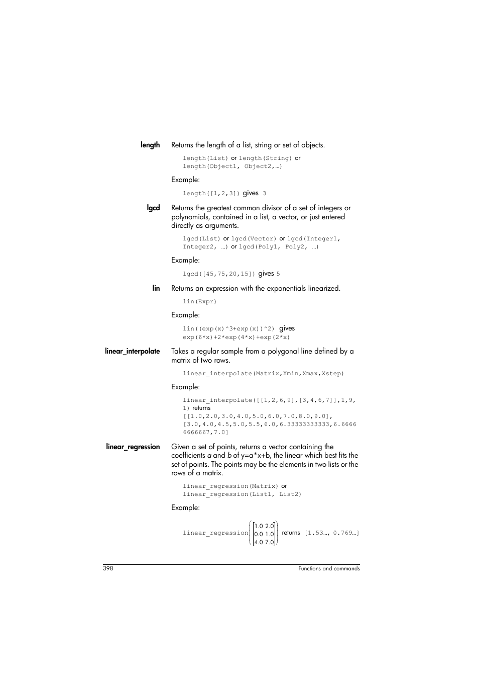 HP Prime Graphing Calculator User Manual | Page 404 / 616