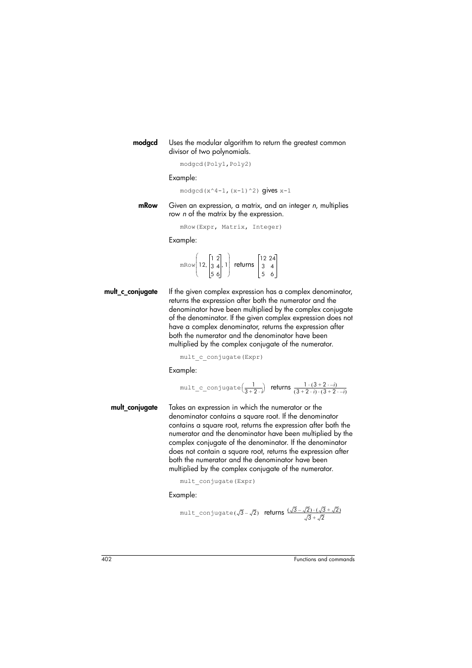 HP Prime Graphing Calculator User Manual | Page 408 / 616