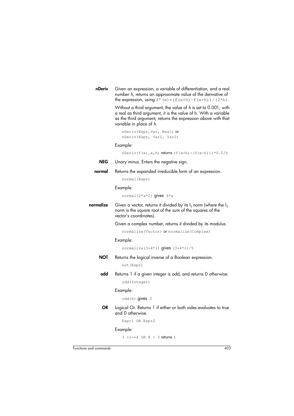 HP Prime Graphing Calculator User Manual | Page 409 / 616