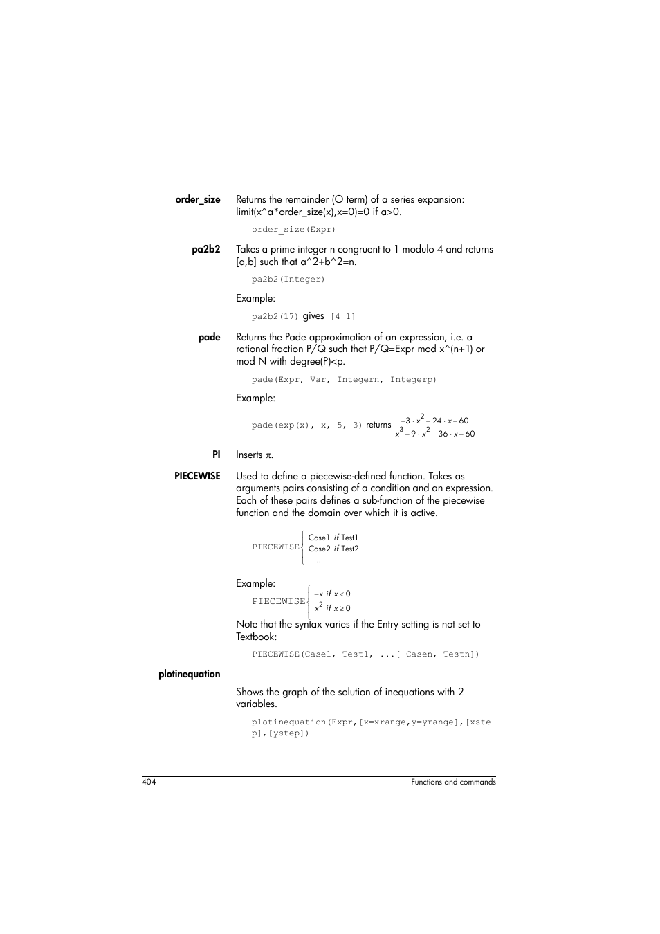 HP Prime Graphing Calculator User Manual | Page 410 / 616