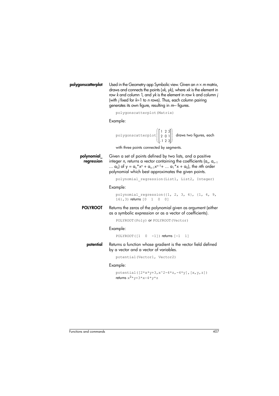 HP Prime Graphing Calculator User Manual | Page 413 / 616