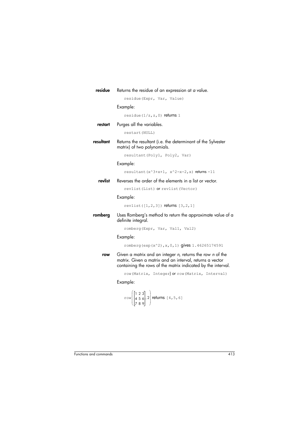 HP Prime Graphing Calculator User Manual | Page 419 / 616