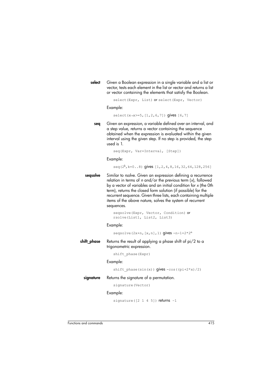 HP Prime Graphing Calculator User Manual | Page 421 / 616