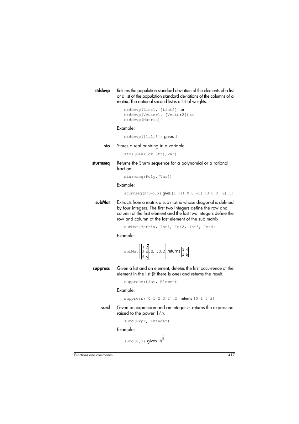 HP Prime Graphing Calculator User Manual | Page 423 / 616