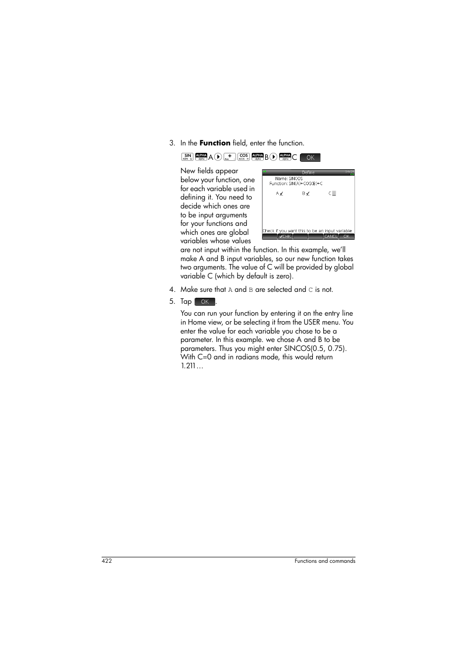 HP Prime Graphing Calculator User Manual | Page 428 / 616