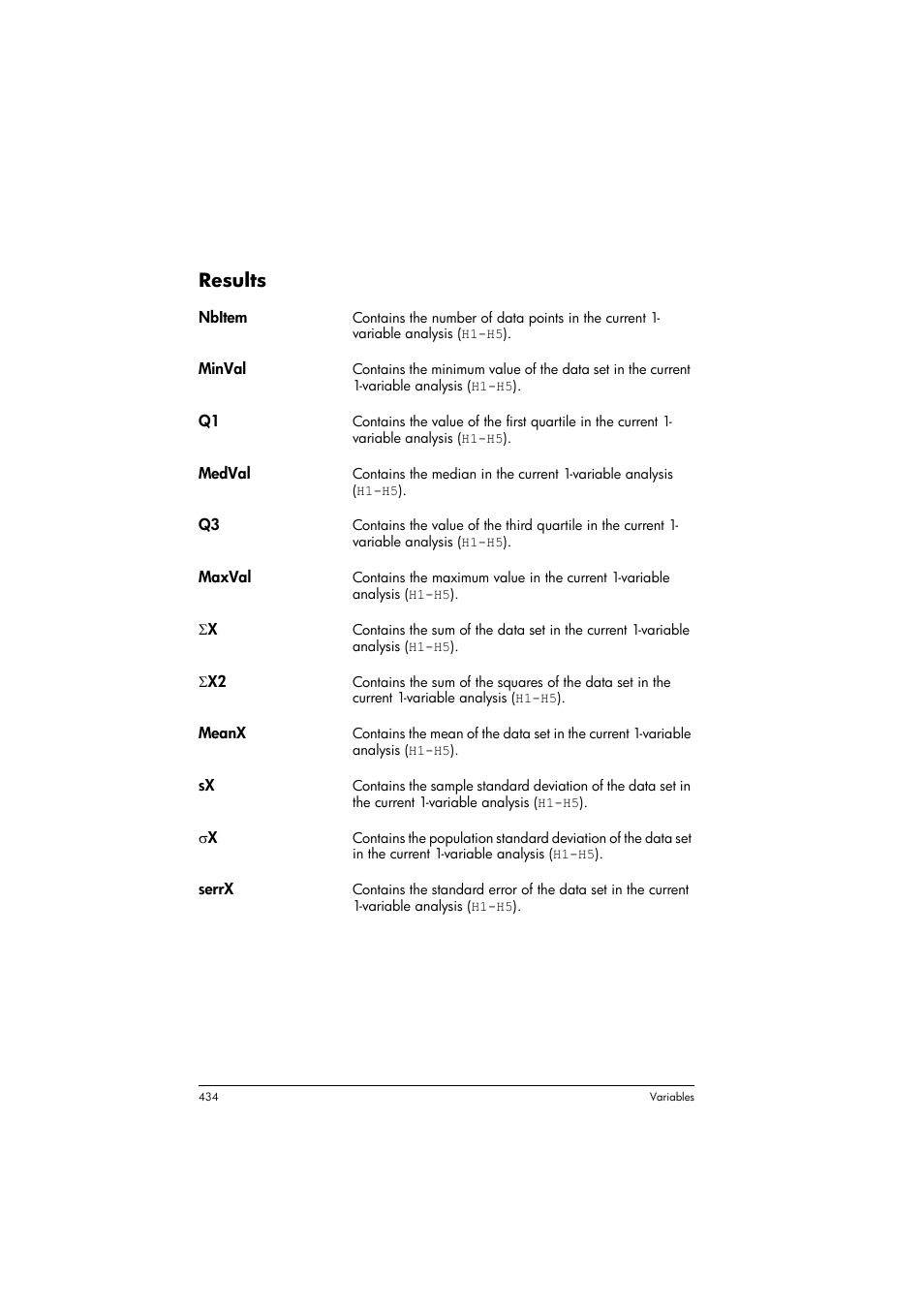 Results | HP Prime Graphing Calculator User Manual | Page 440 / 616