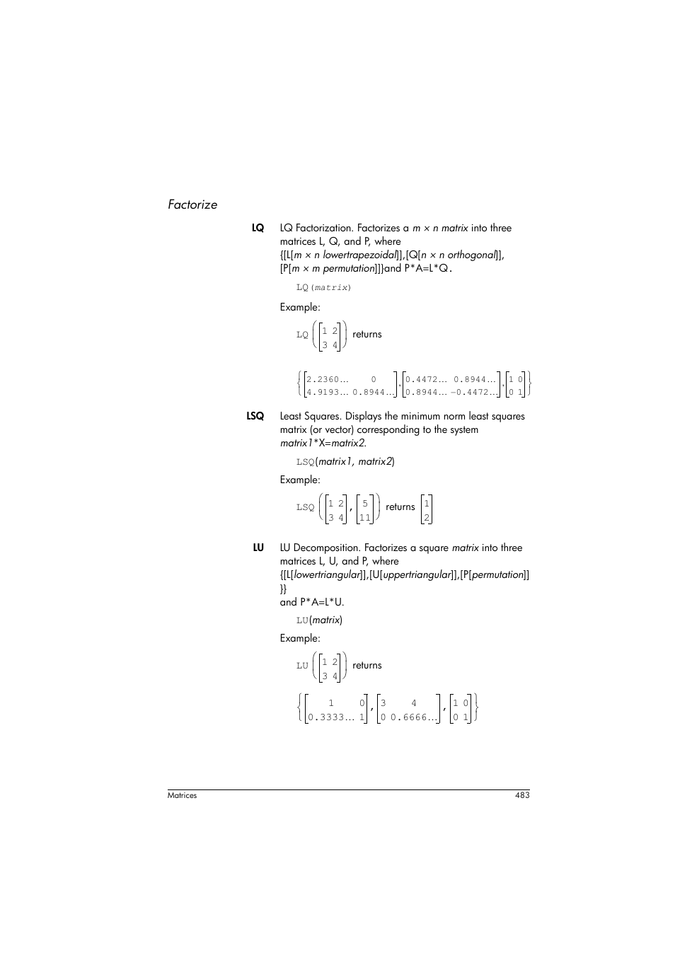 HP Prime Graphing Calculator User Manual | Page 489 / 616
