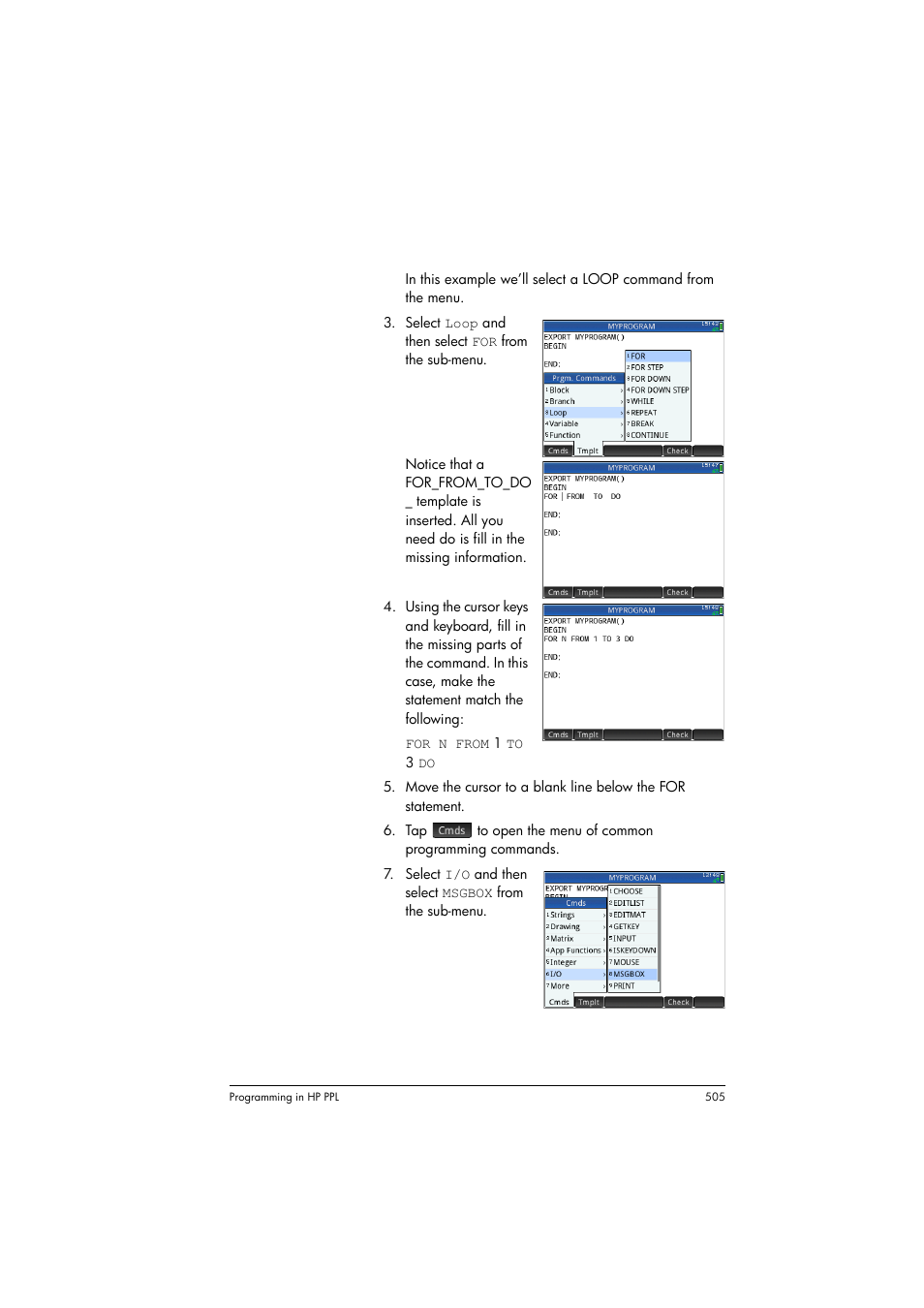 HP Prime Graphing Calculator User Manual | Page 511 / 616
