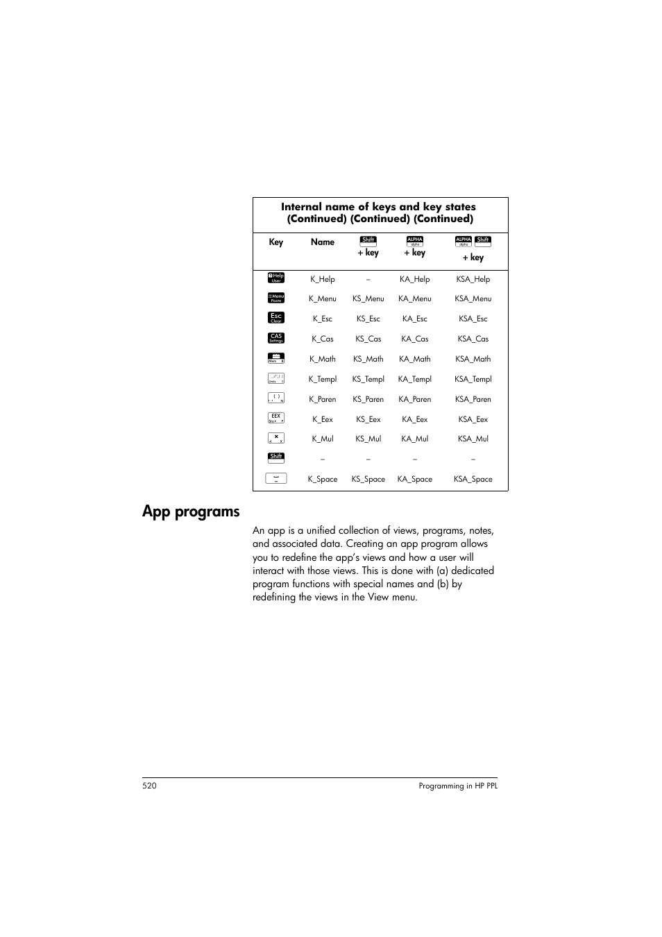 App programs | HP Prime Graphing Calculator User Manual | Page 526 / 616