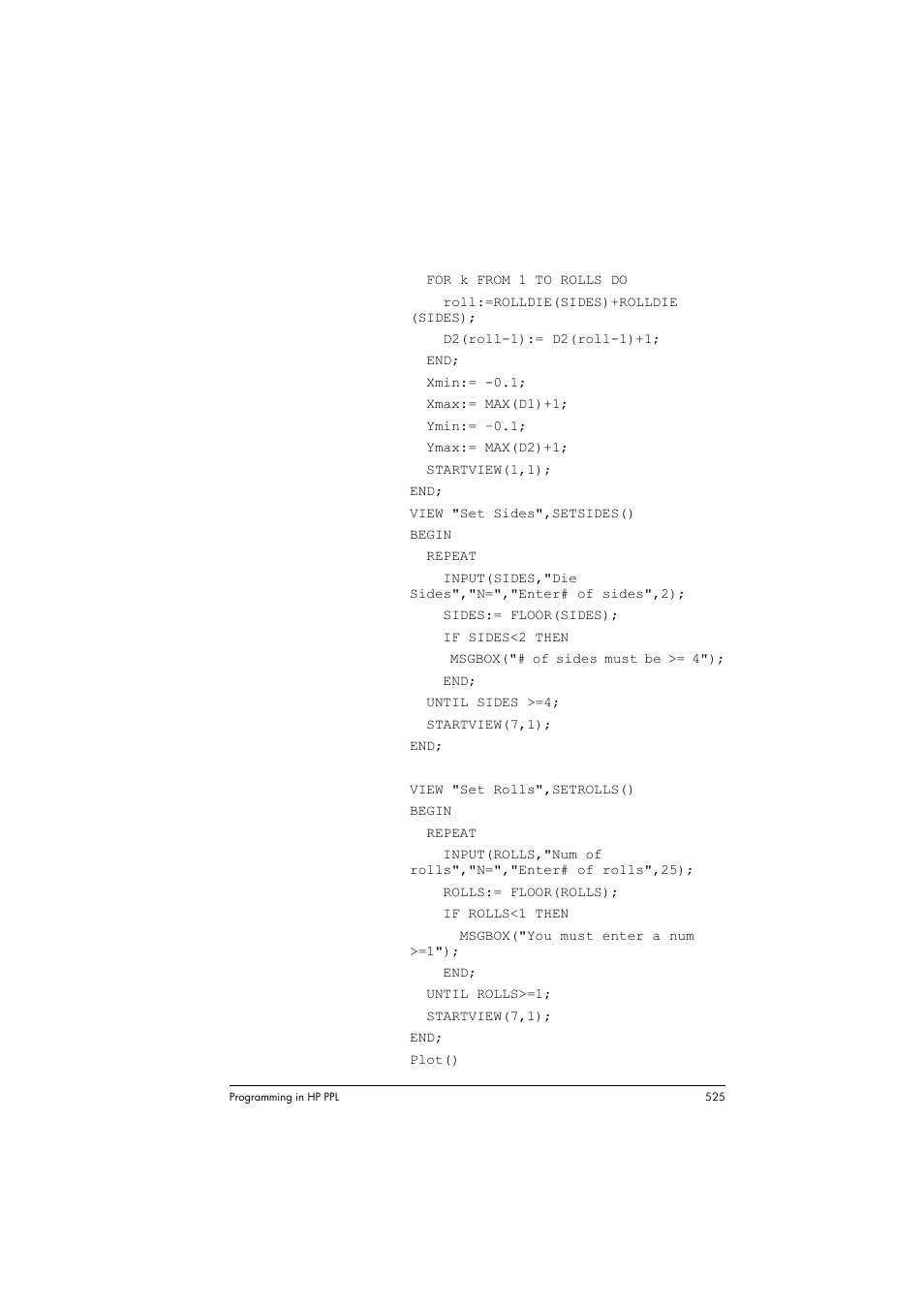 HP Prime Graphing Calculator User Manual | Page 531 / 616