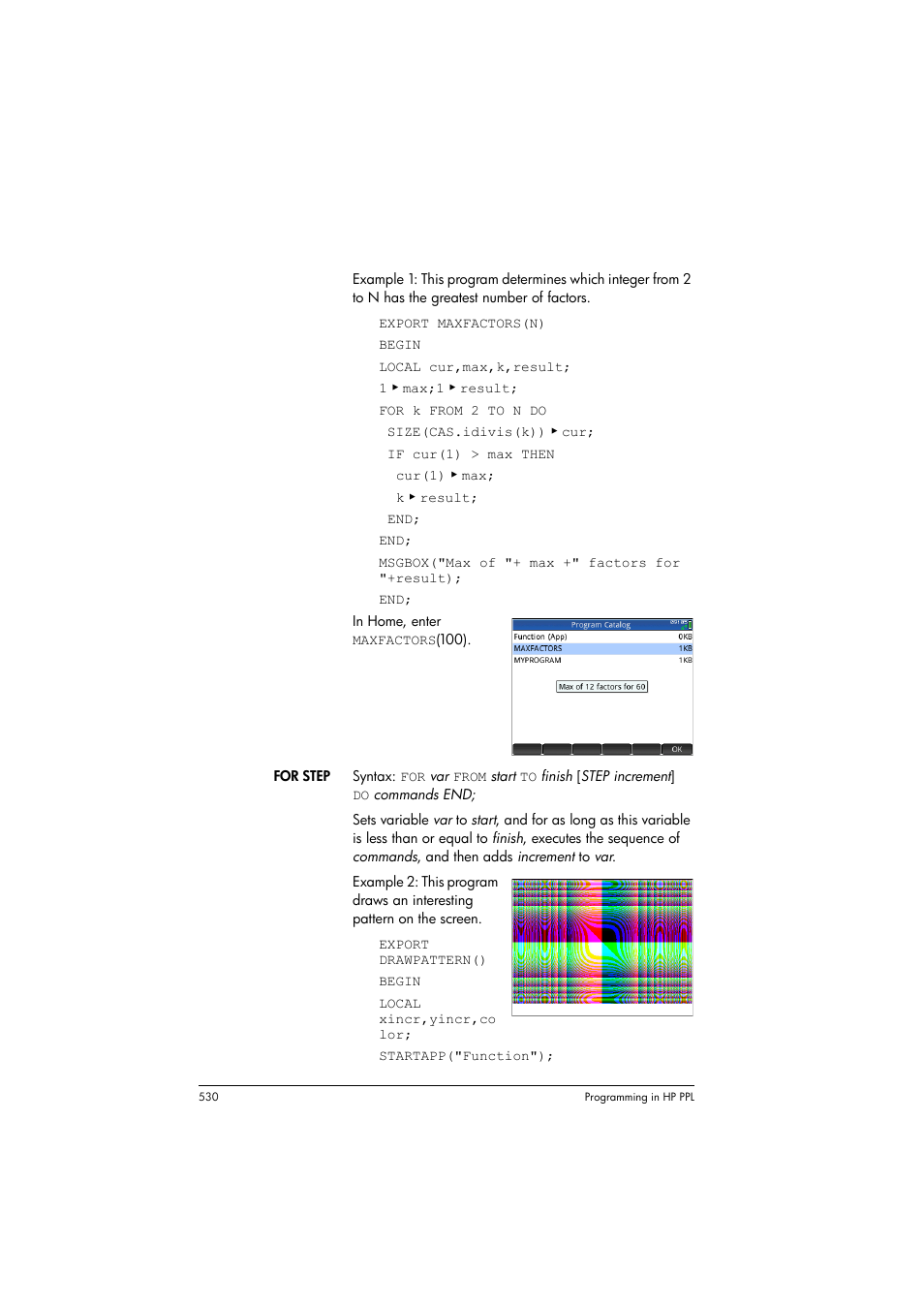 HP Prime Graphing Calculator User Manual | Page 536 / 616