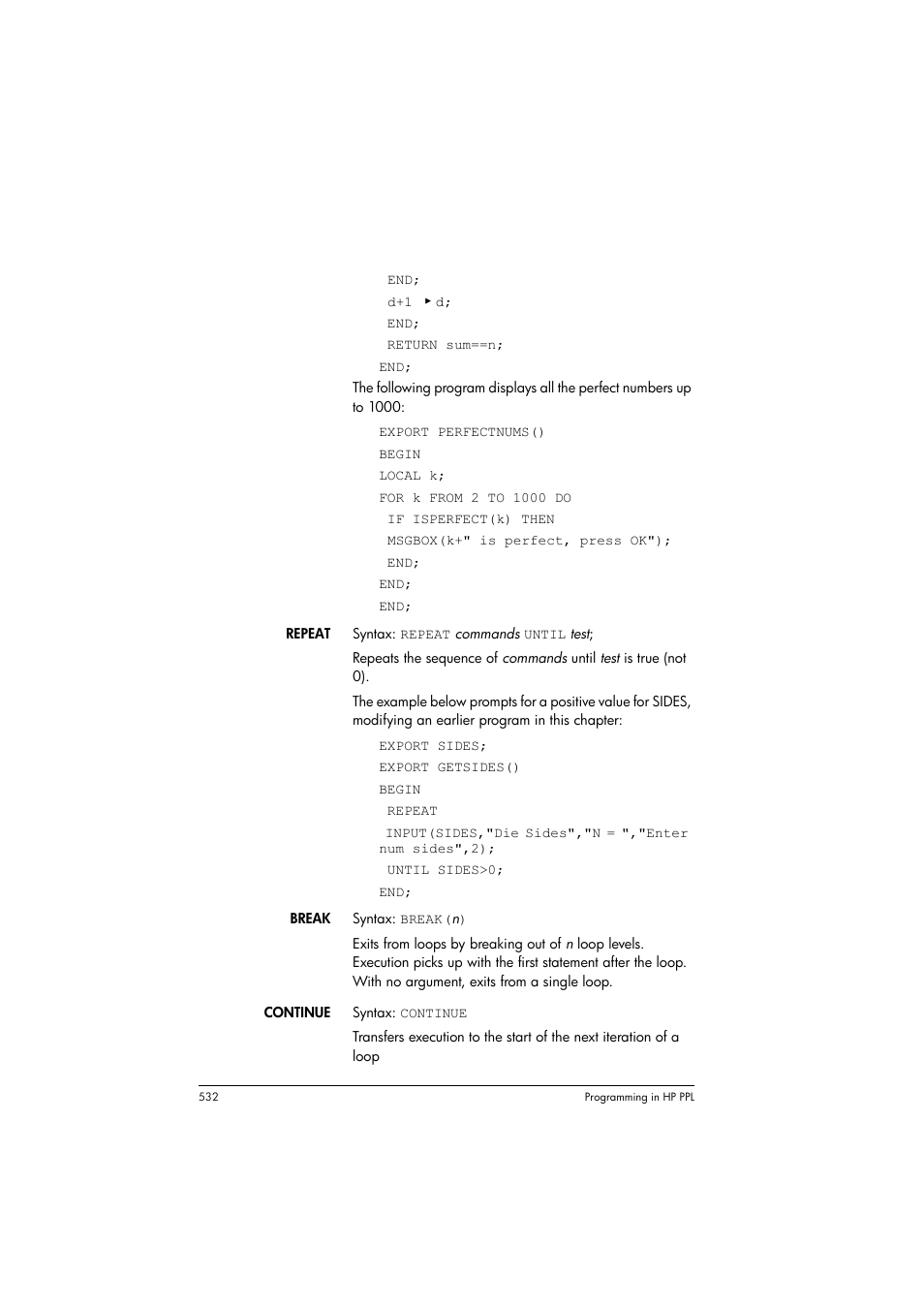 HP Prime Graphing Calculator User Manual | Page 538 / 616