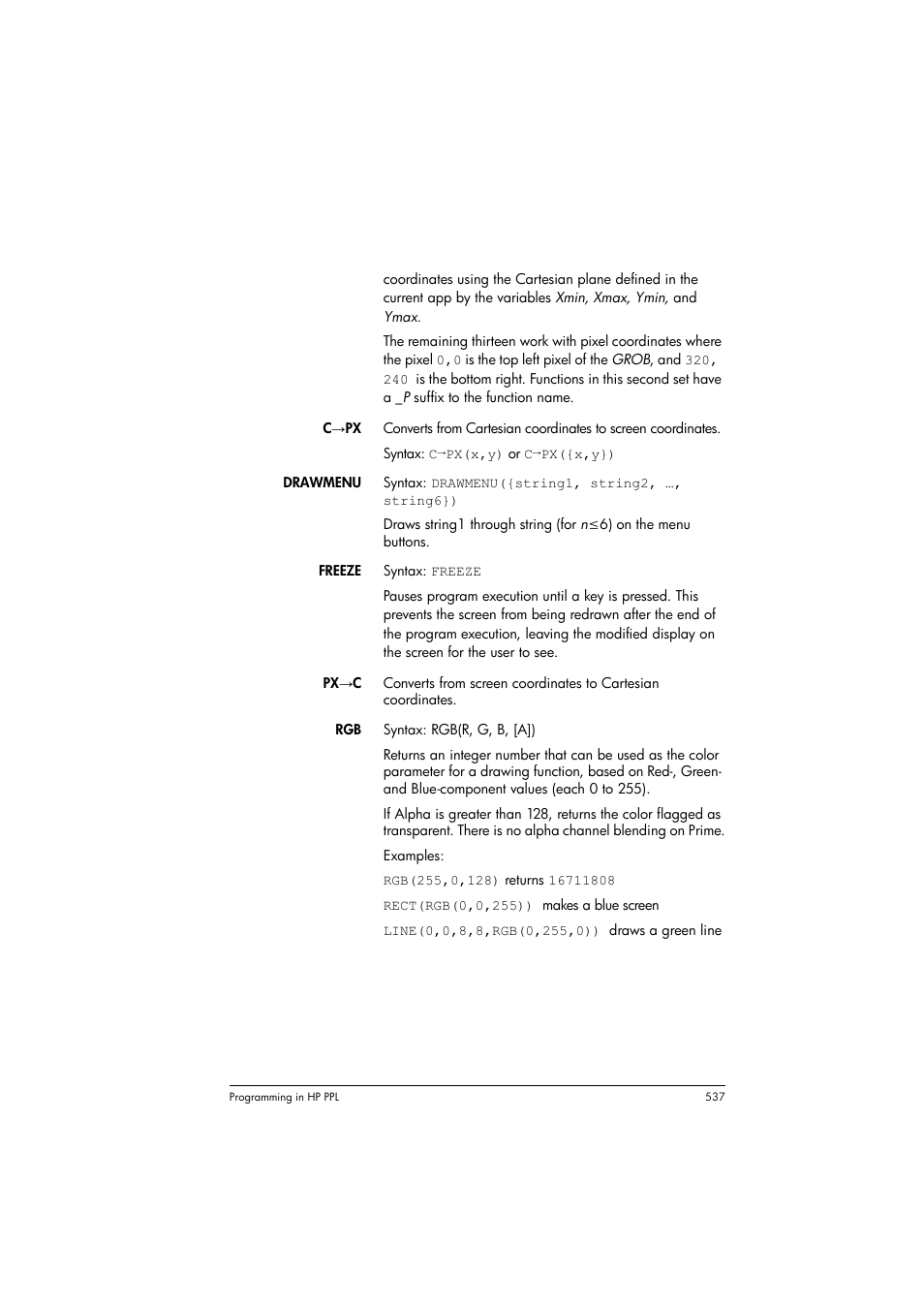 HP Prime Graphing Calculator User Manual | Page 543 / 616