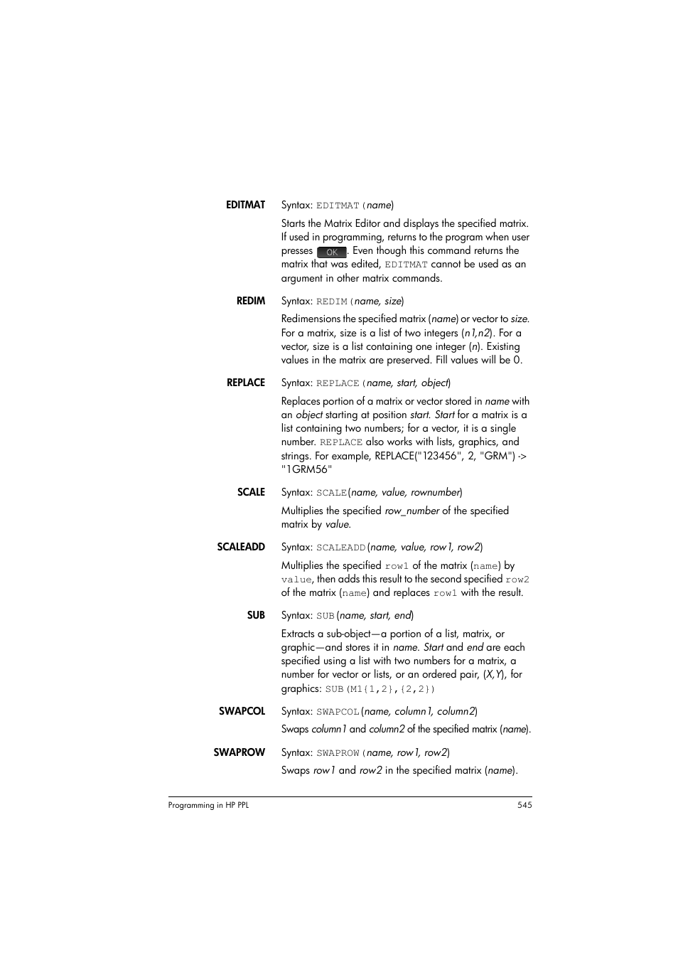 HP Prime Graphing Calculator User Manual | Page 551 / 616