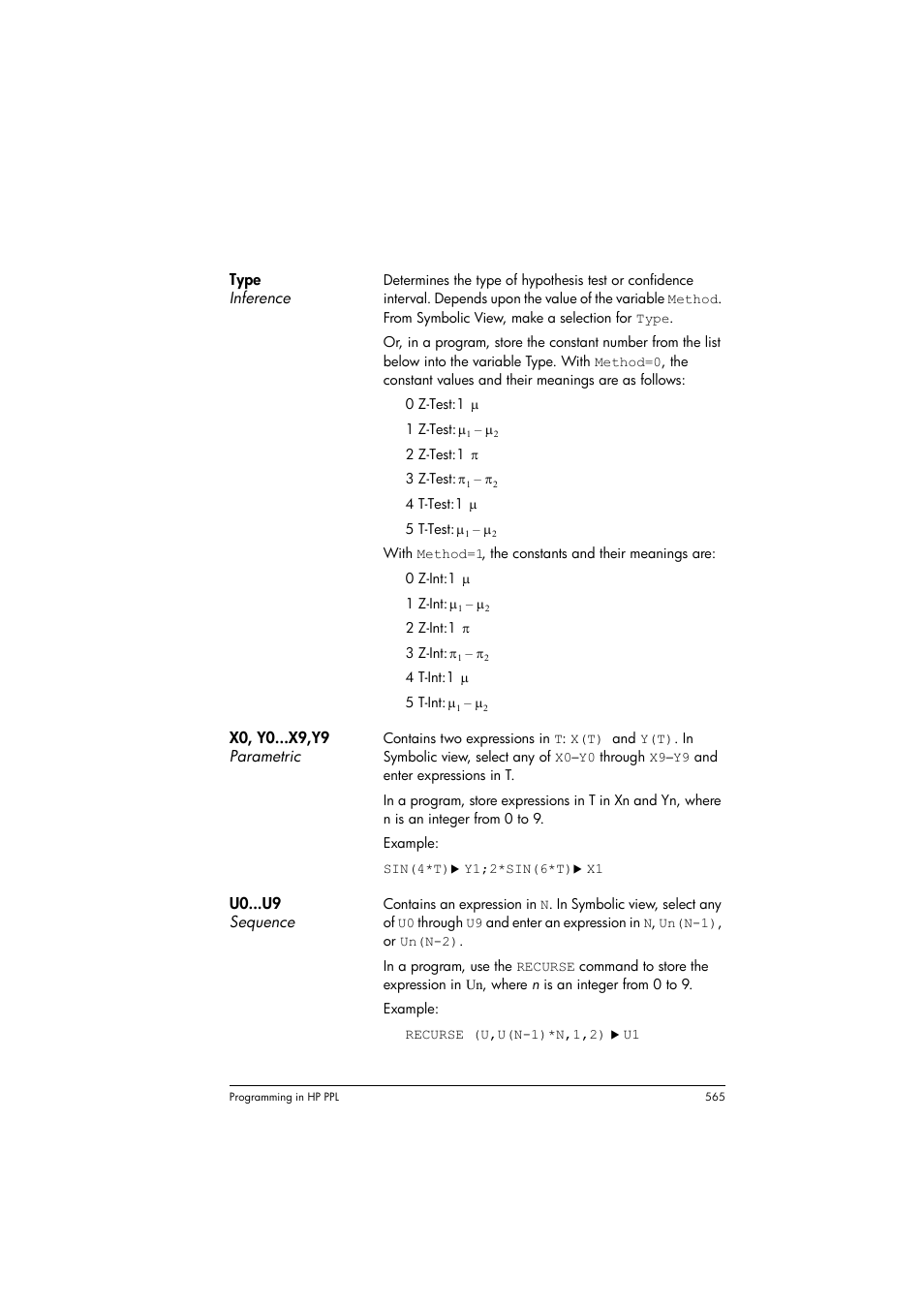 HP Prime Graphing Calculator User Manual | Page 571 / 616