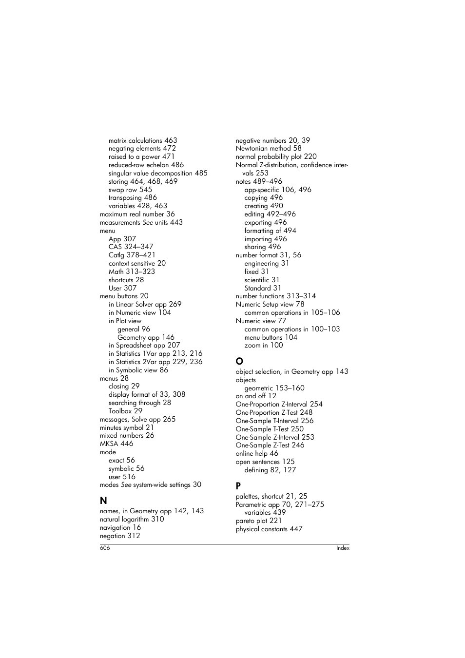 HP Prime Graphing Calculator User Manual | Page 612 / 616