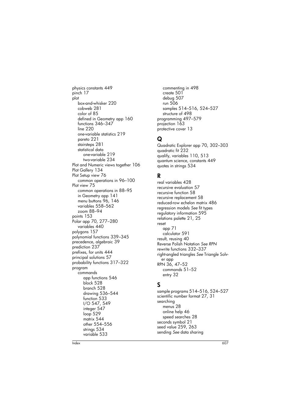 HP Prime Graphing Calculator User Manual | Page 613 / 616