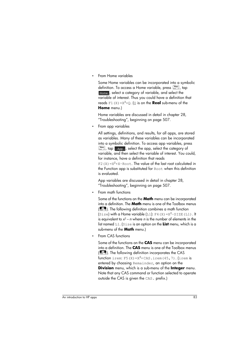 HP Prime Graphing Calculator User Manual | Page 87 / 616