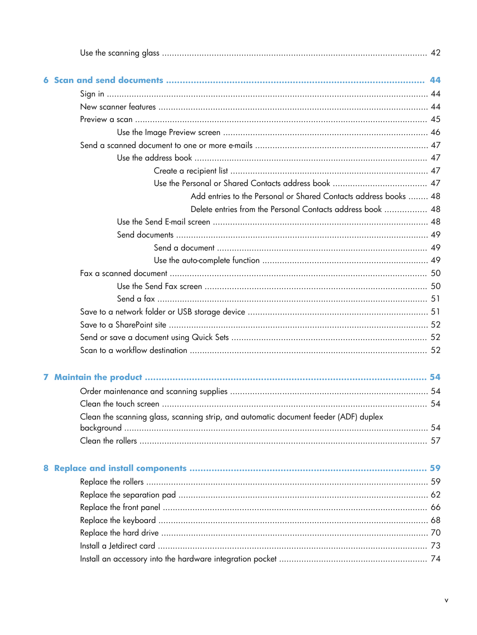 HP Scanjet Enterprise 8500 fn1 Document Capture-Workstation User Manual | Page 5 / 105