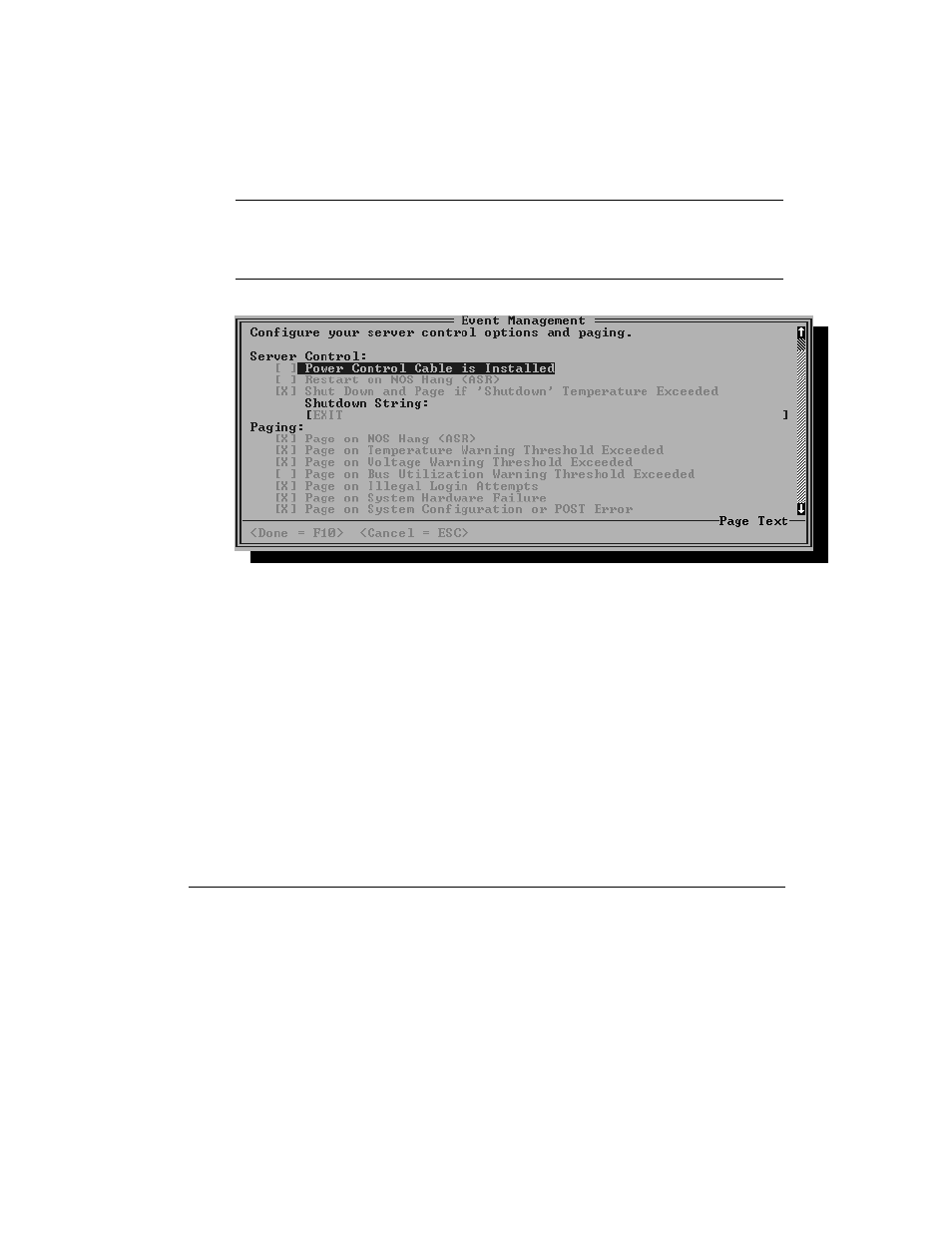 Configuring event management | HP Remote Assistant Card User Manual | Page 53 / 192