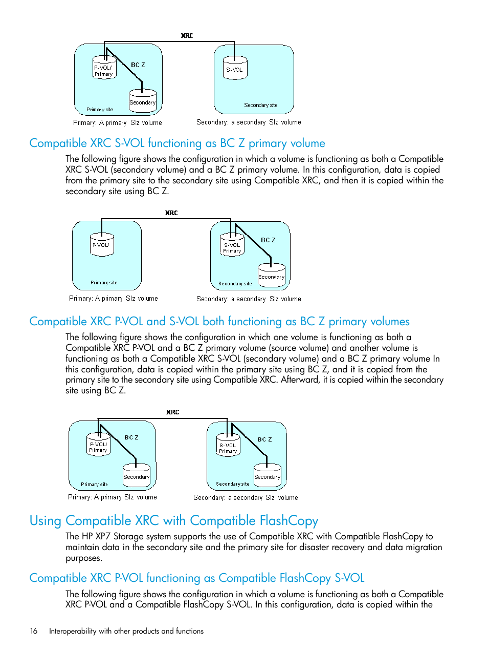 Using compatible xrc with compatible flashcopy | HP XP7 Storage User Manual | Page 16 / 37