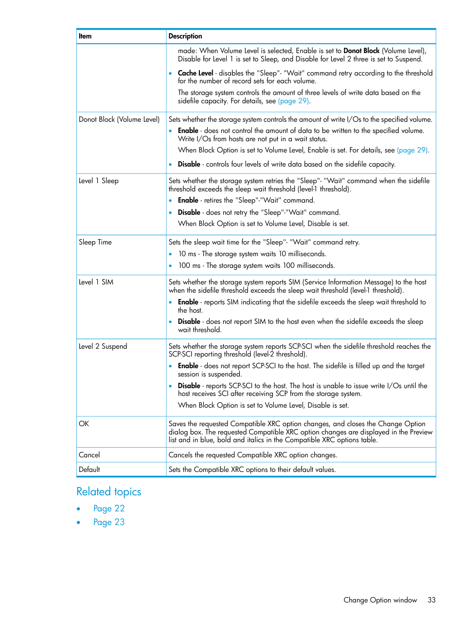 Related topics | HP XP7 Storage User Manual | Page 33 / 37