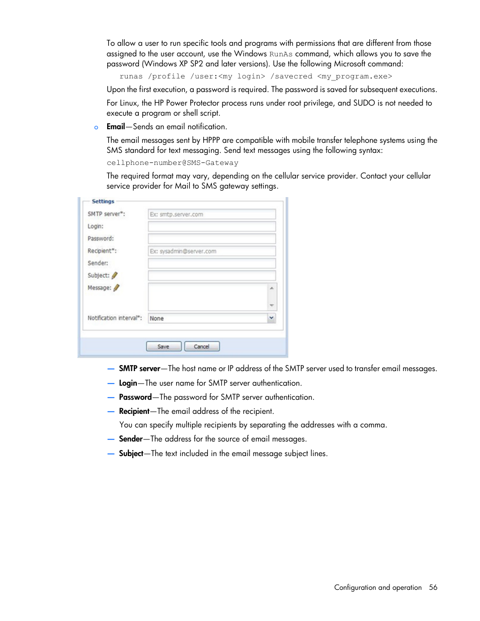 HP Tower Uninterruptible Power System User Manual | Page 56 / 137