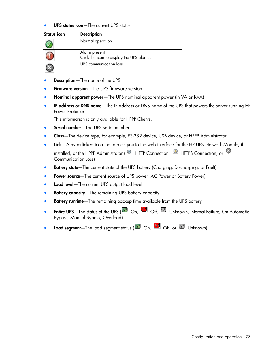 HP Tower Uninterruptible Power System User Manual | Page 73 / 137