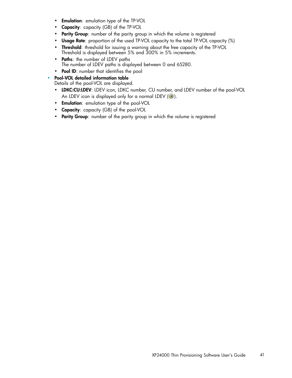 HP XP20000XP24000 Disk Array User Manual | Page 41 / 66