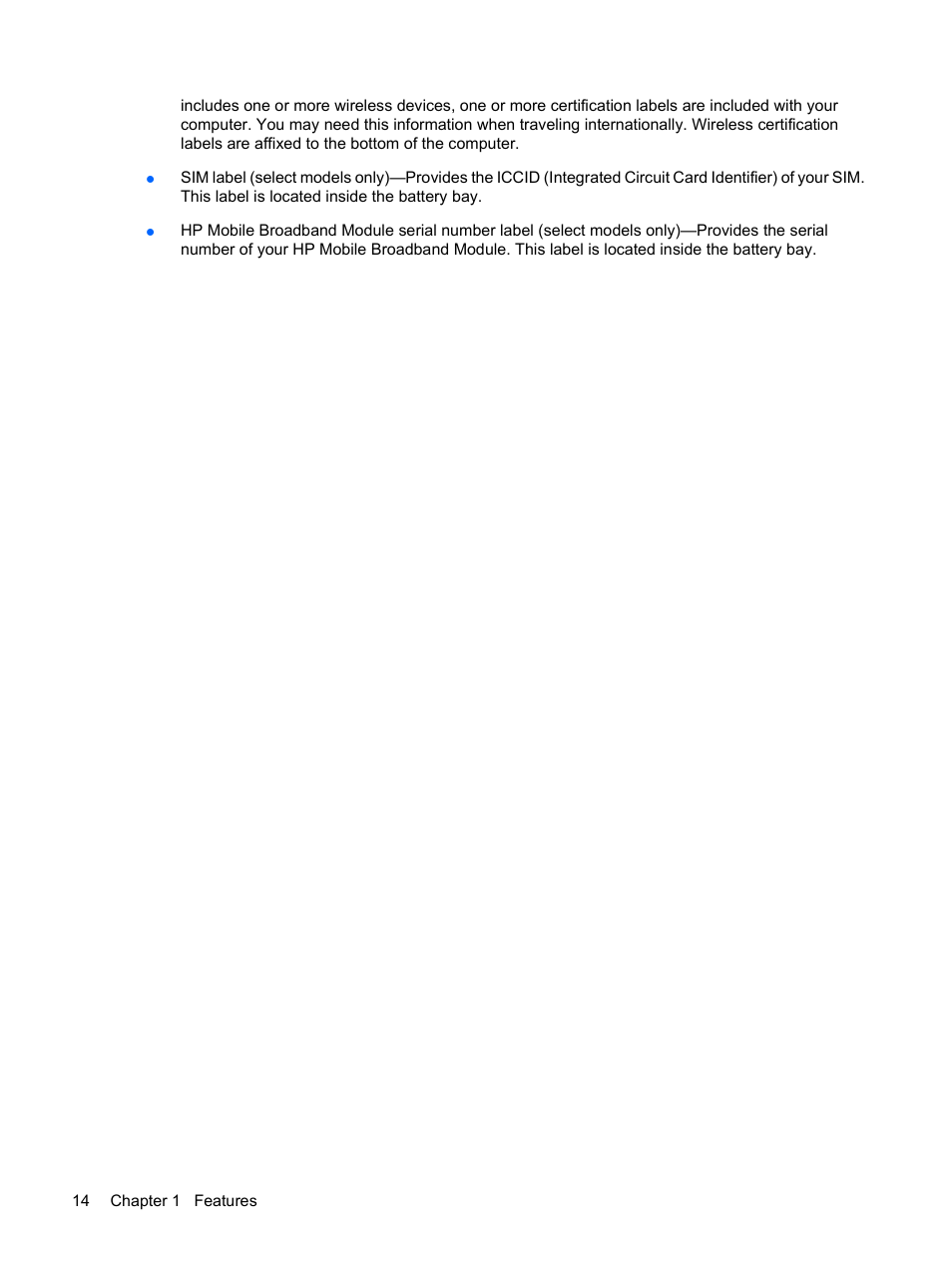 HP EliteBook 2540p Notebook PC User Manual | Page 26 / 177