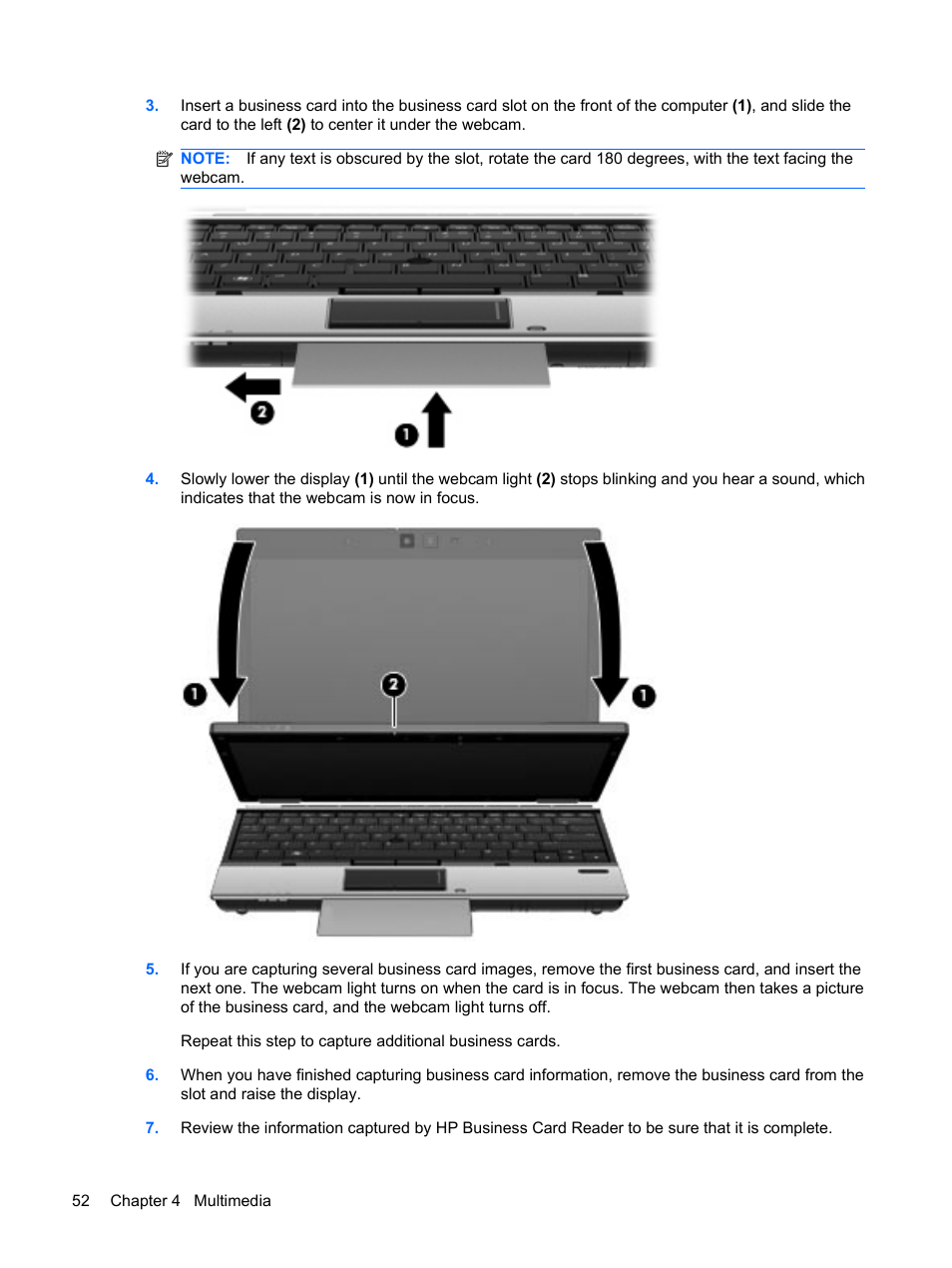 HP EliteBook 2540p Notebook PC User Manual | Page 64 / 177