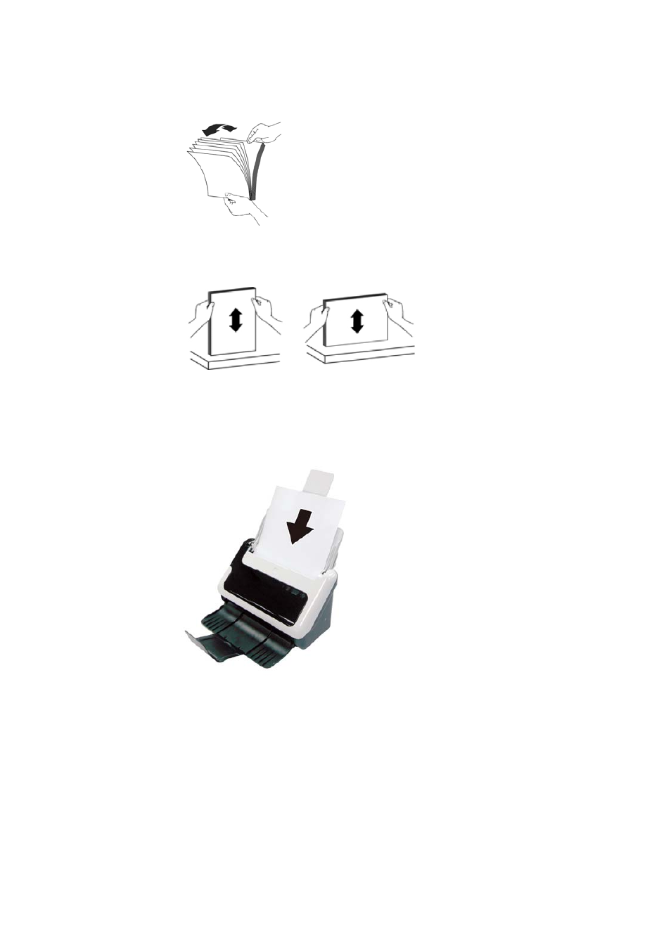 Load cards into the auto document feeder | HP Scanjet Professional 3000 Sheet-feed Scanner User Manual | Page 10 / 35