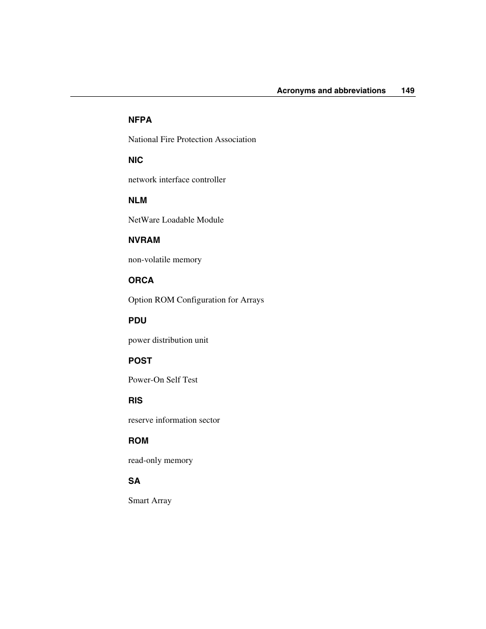 HP StorageWorks 500 G2 Modular Smart Array User Manual | Page 149 / 153