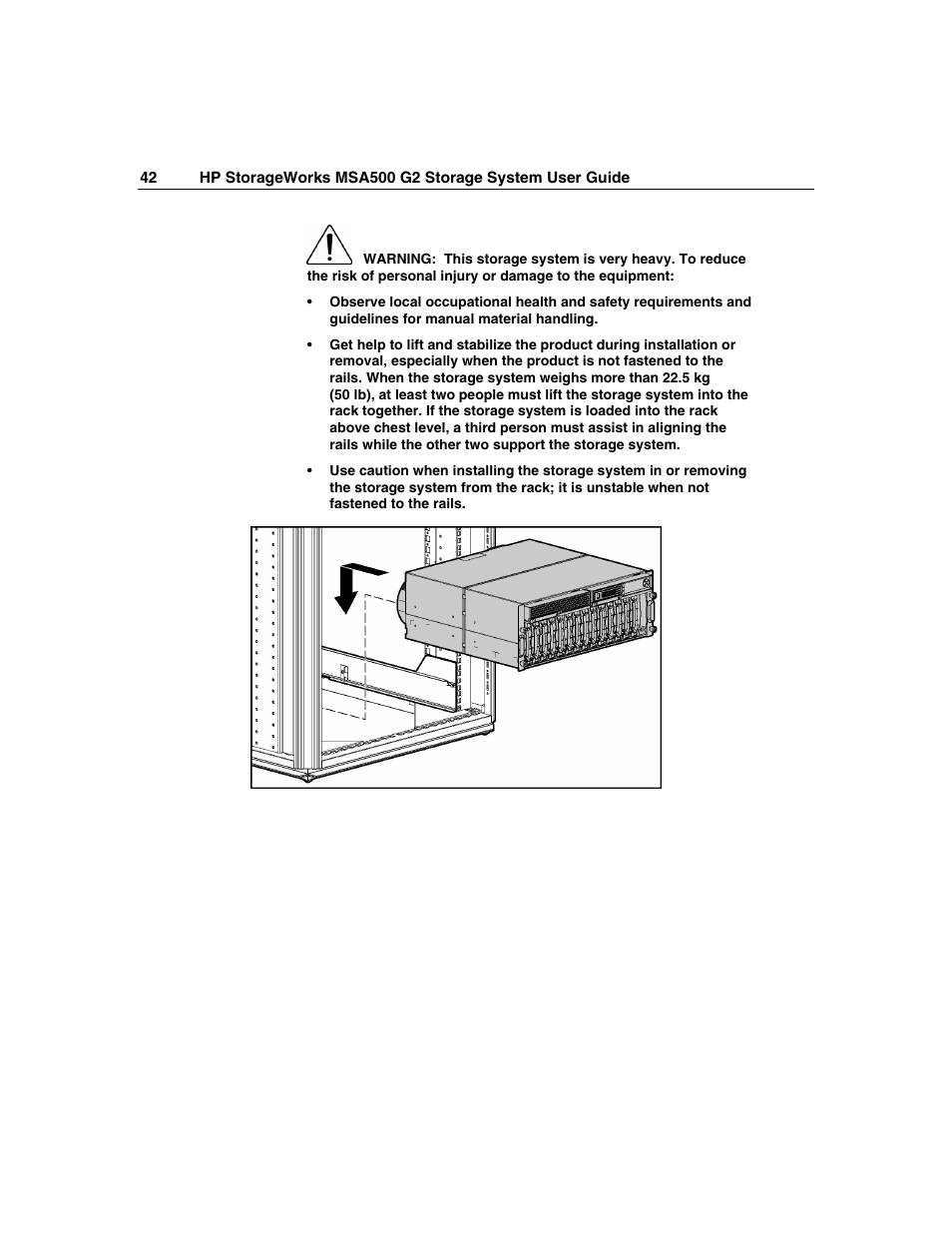 HP StorageWorks 500 G2 Modular Smart Array User Manual | Page 42 / 153