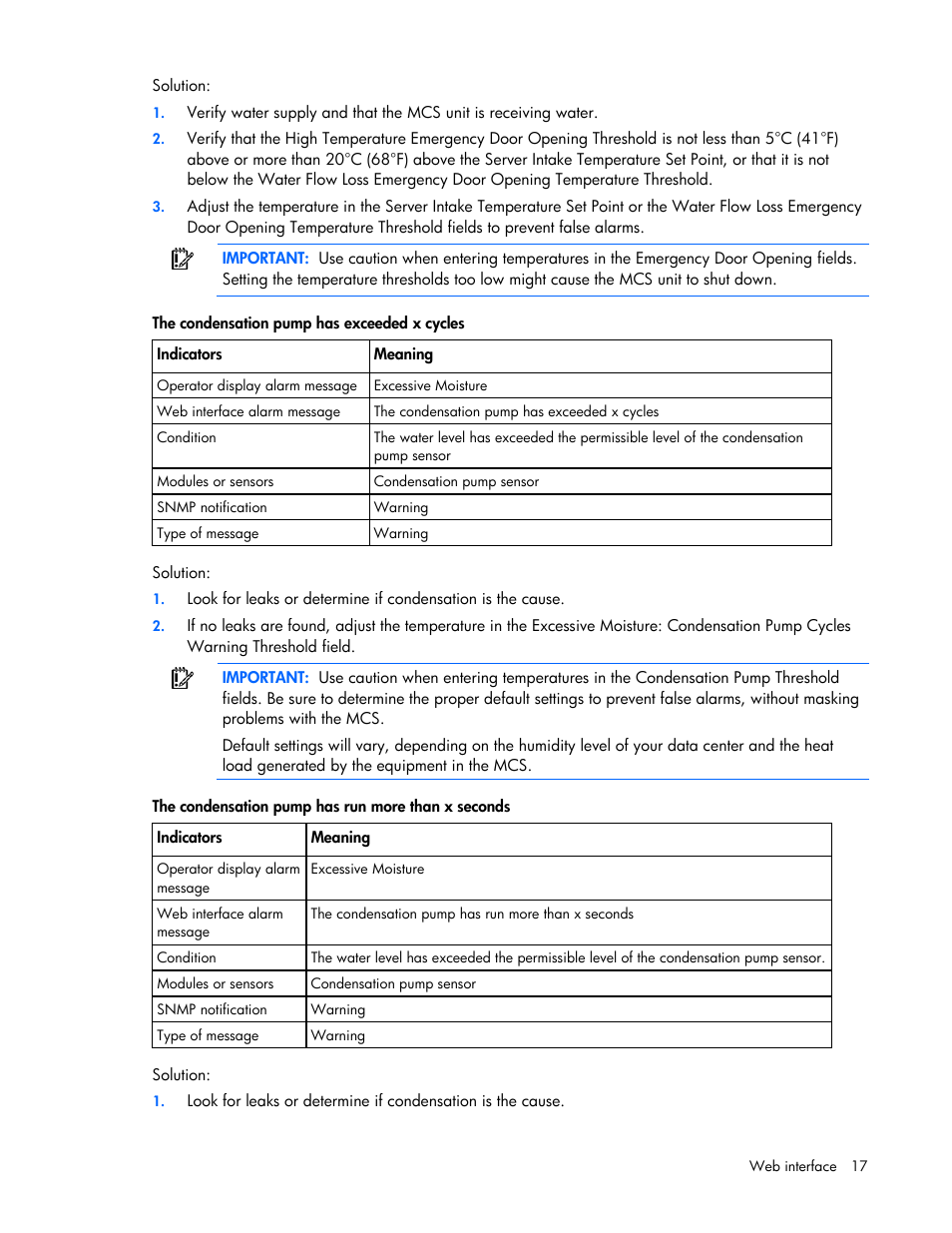 HP Modular Cooling System User Manual | Page 17 / 57