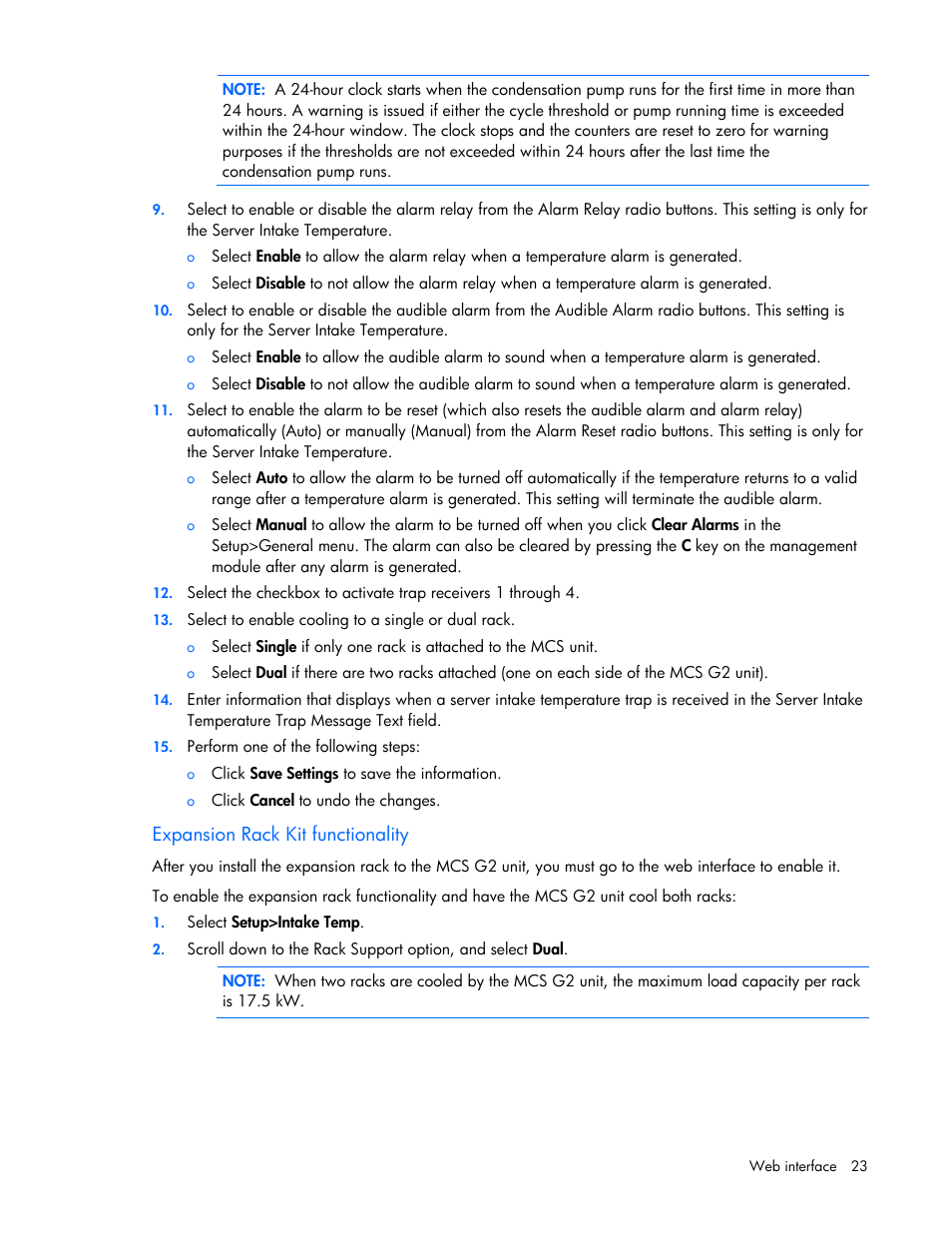 HP Modular Cooling System User Manual | Page 23 / 57