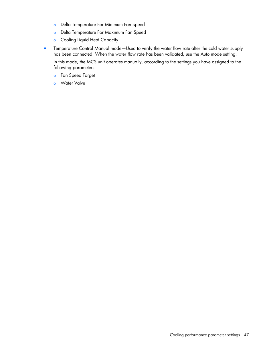 HP Modular Cooling System User Manual | Page 47 / 57