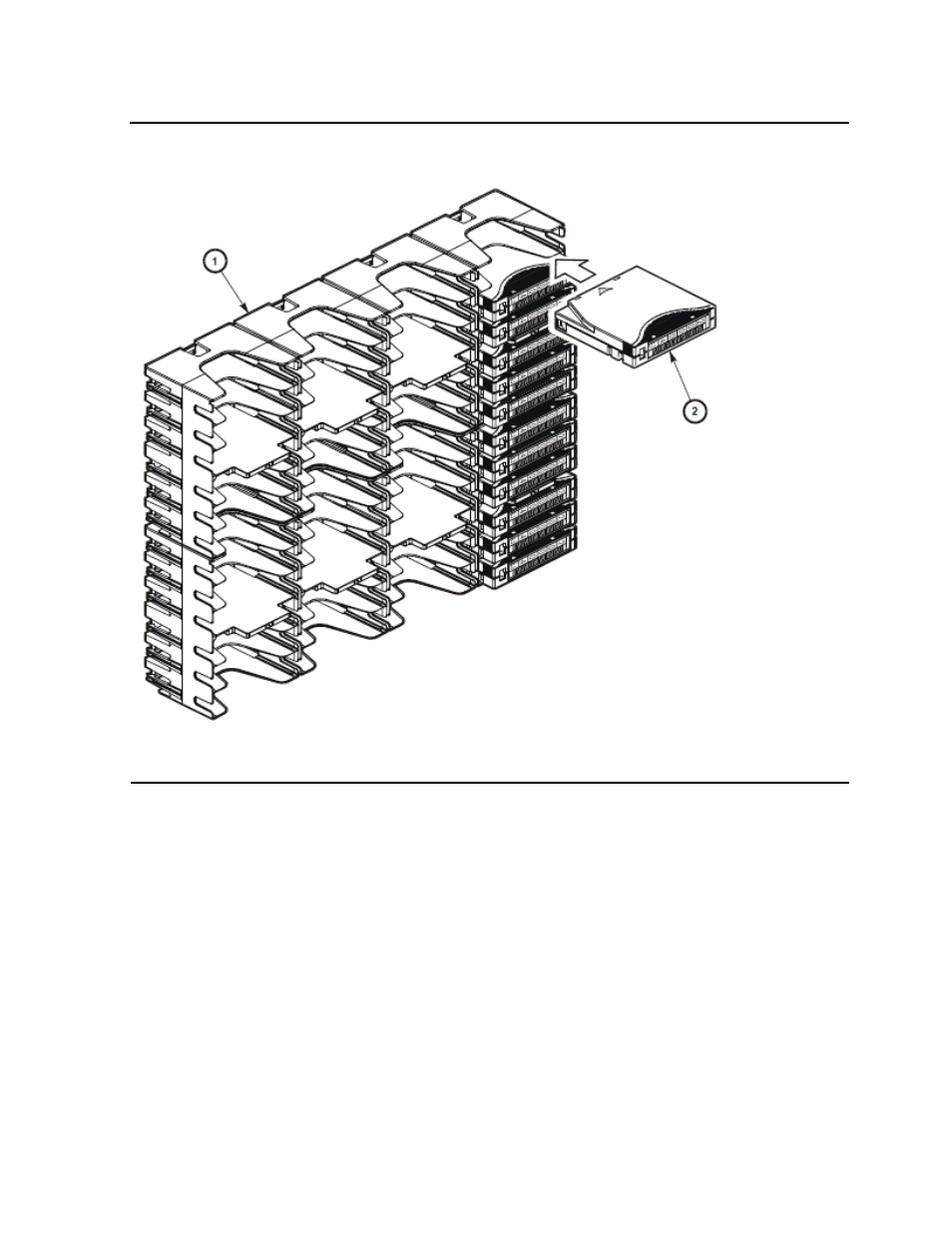 Figure 3-5, Inserting cartridges into slots | HP NonStop G-Series User Manual | Page 39 / 68