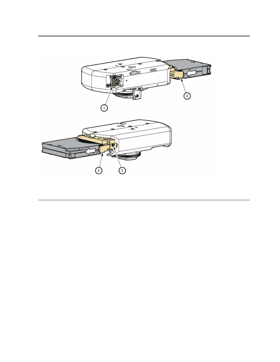 Replacing a cleaning cartridge, Figure 3-8, Manual release screw | HP NonStop G-Series User Manual | Page 43 / 68
