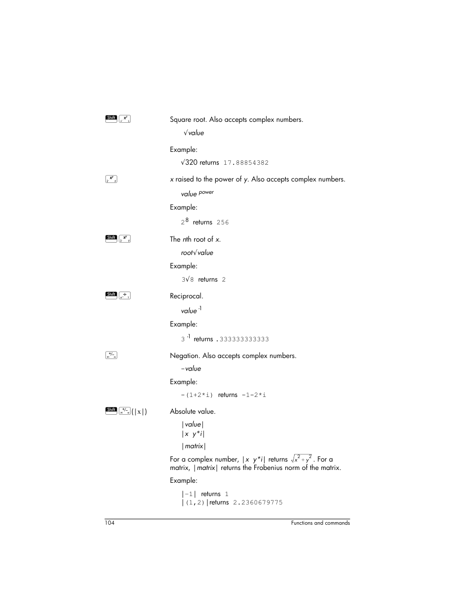 HP Prime Graphing Wireless Calculator User Manual | Page 108 / 334