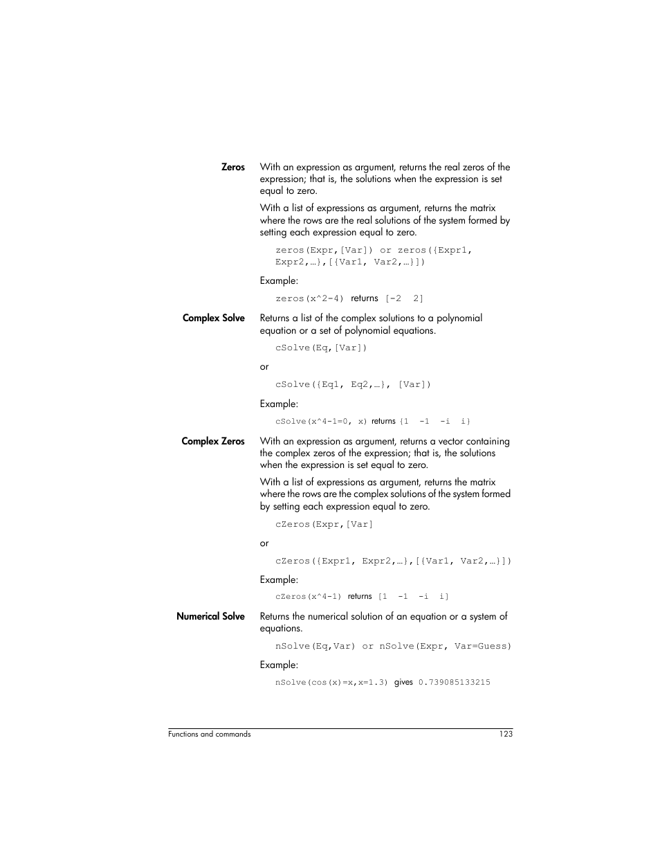 HP Prime Graphing Wireless Calculator User Manual | Page 127 / 334