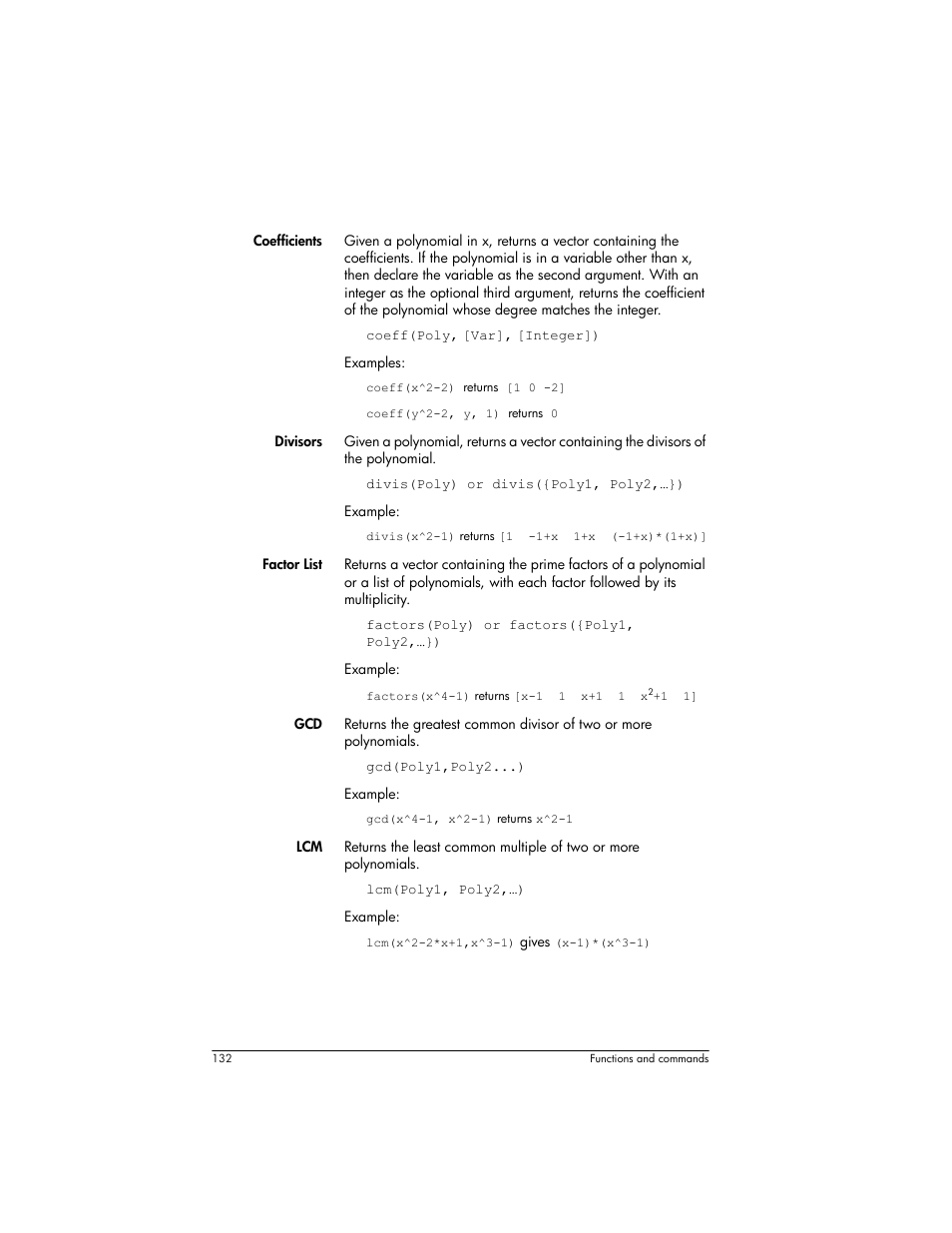 HP Prime Graphing Wireless Calculator User Manual | Page 136 / 334