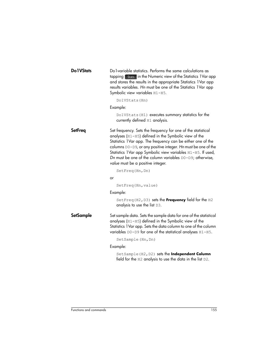 HP Prime Graphing Wireless Calculator User Manual | Page 159 / 334