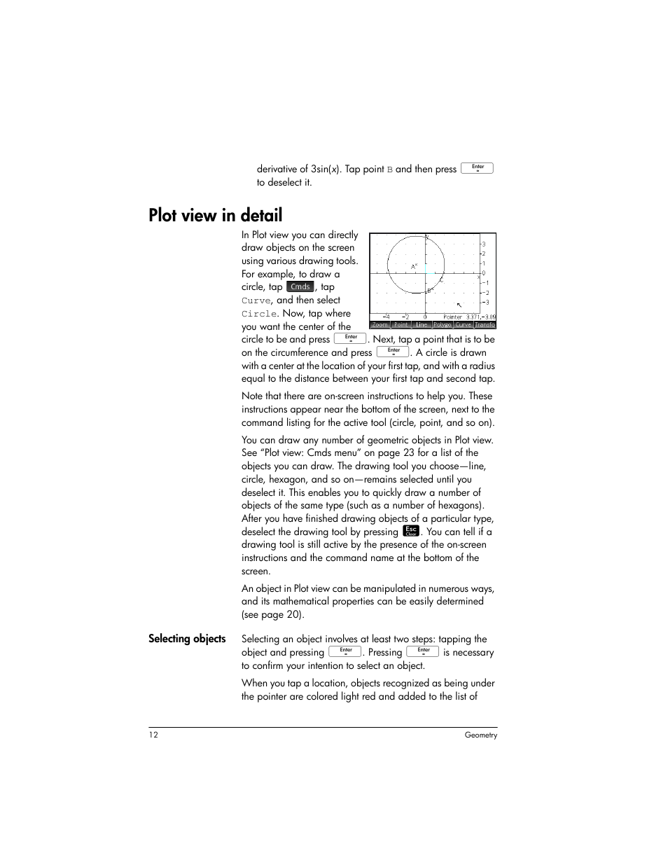 Plot view in detail | HP Prime Graphing Wireless Calculator User Manual | Page 16 / 334