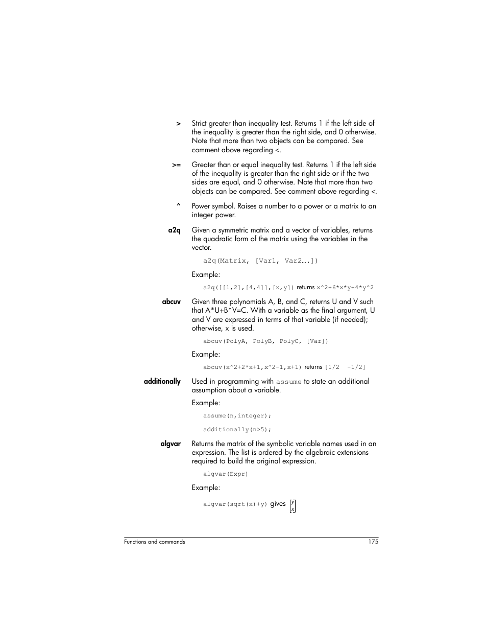 HP Prime Graphing Wireless Calculator User Manual | Page 179 / 334